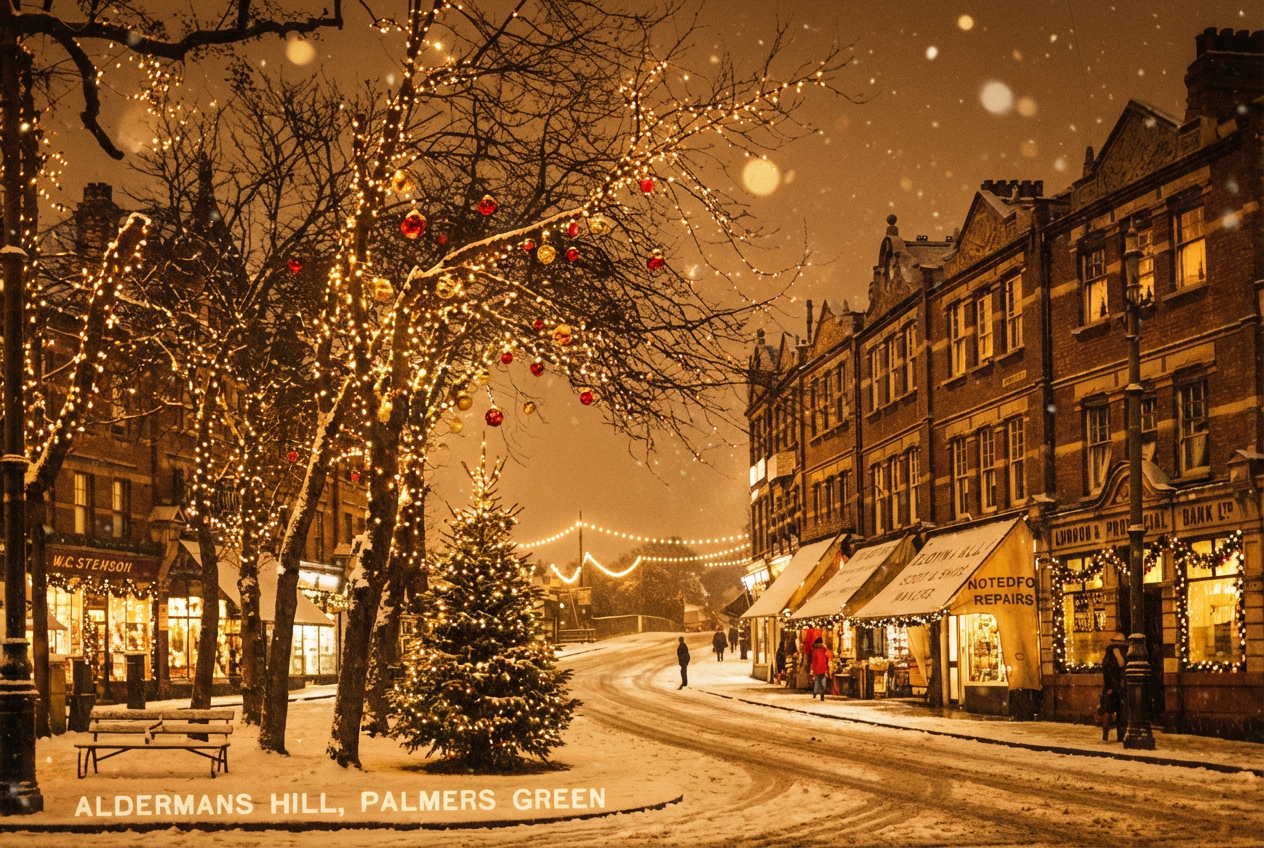 Palmers Green Christmas lights